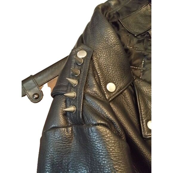 Harley-Davidson Black Leather Biker Jacket - Picture 11 of 12